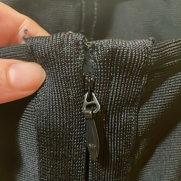 Women’s New Herve Leger x Forever 21 Transparent Black Bustier Fringe Bustier Ba - Picture 14 of 14